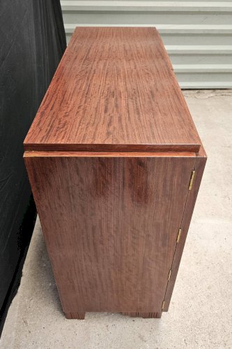 Buffet Art Déco de Saddier & Fils en palissandre massif et placage