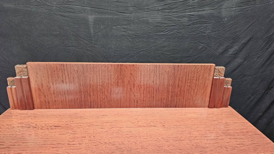 Buffet Art Déco de Saddier & Fils en palissandre massif et placage