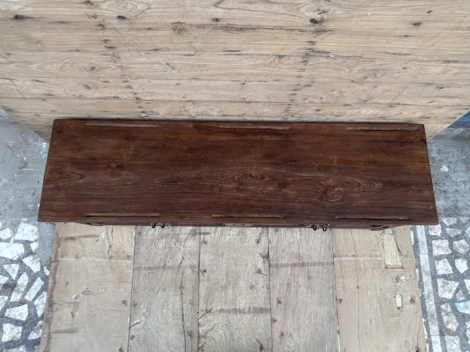 Buffet bas- meuble TV en teck birman