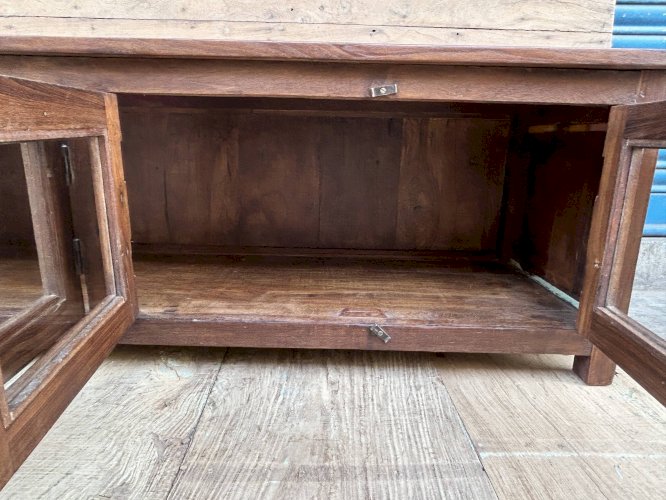 Buffet bas- meuble TV en teck birman