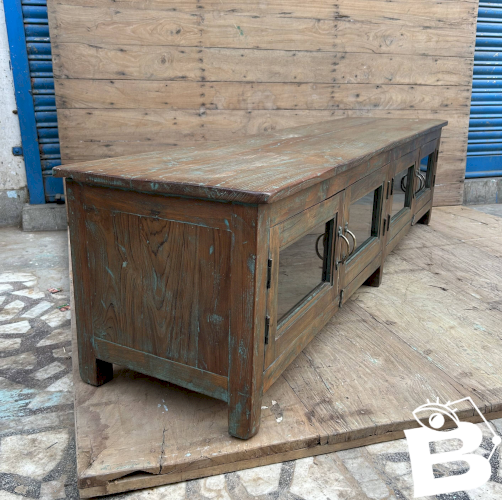 Buffet bas- meuble TV en teck birman