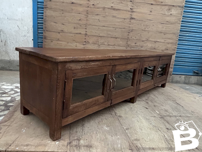 Buffet bas- meuble TV en teck birman