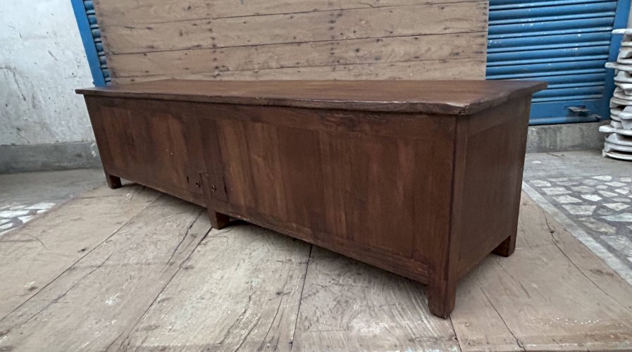 Buffet bas- meuble TV en teck birman