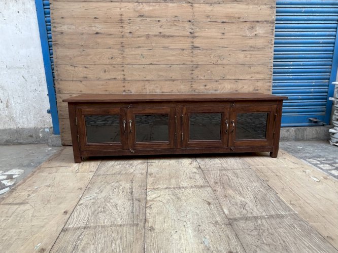 Buffet bas- meuble TV en teck birman