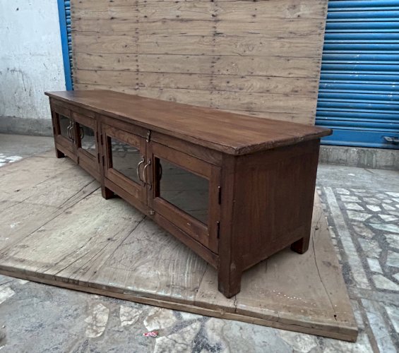 Buffet bas- meuble TV en teck birman