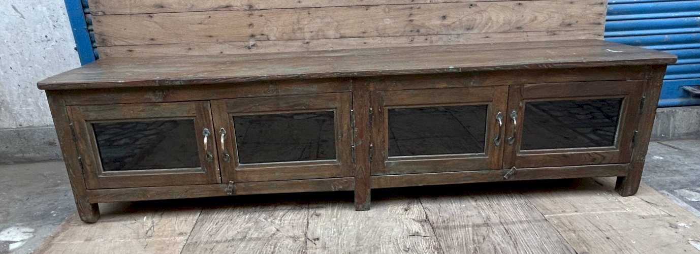 Buffet bas- meuble TV en teck birman