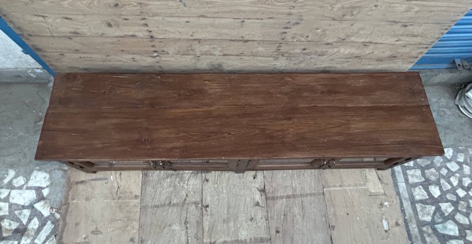 Buffet bas- meuble TV en teck birman