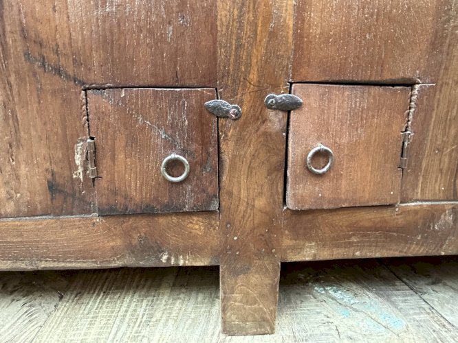 Buffet bas- meuble TV en teck birman