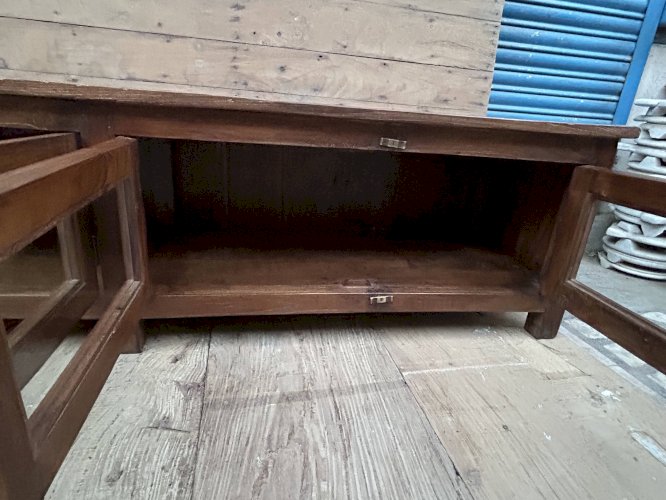 Buffet bas- meuble TV en teck birman