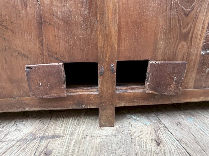 Buffet bas- meuble TV en teck birman