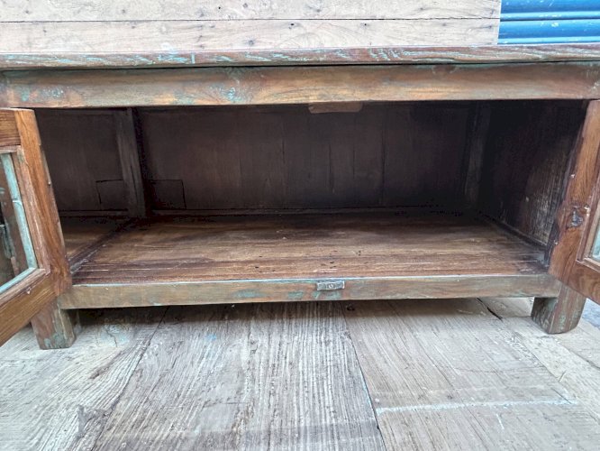 Buffet bas- meuble TV en teck birman