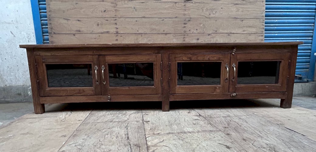 Buffet bas- meuble TV en teck birman