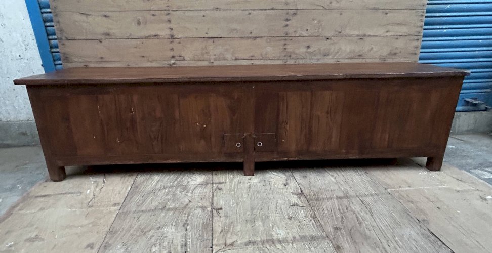 Buffet bas- meuble TV en teck birman