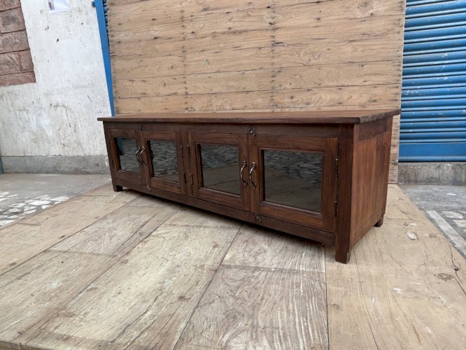 Buffet bas- meuble TV en teck birman