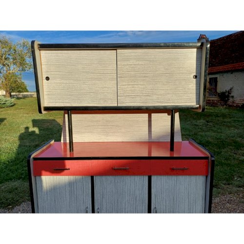 Buffet de Cuisine en Formica des Années 50