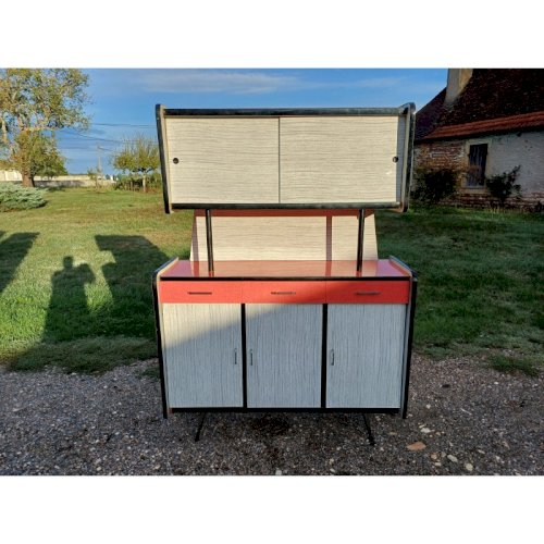 Buffet de Cuisine en Formica des Années 50