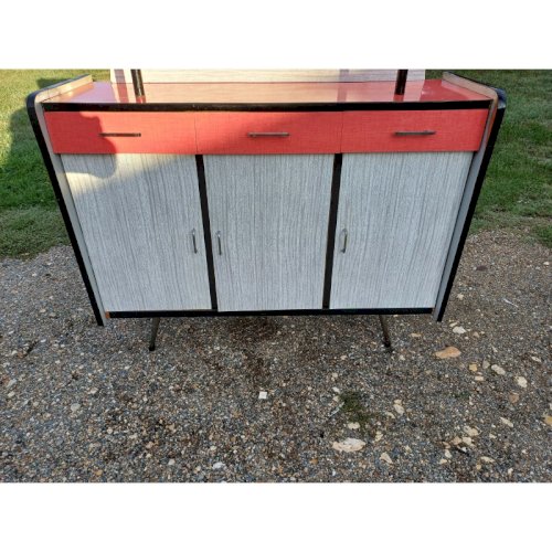 Buffet de Cuisine en Formica des Années 50