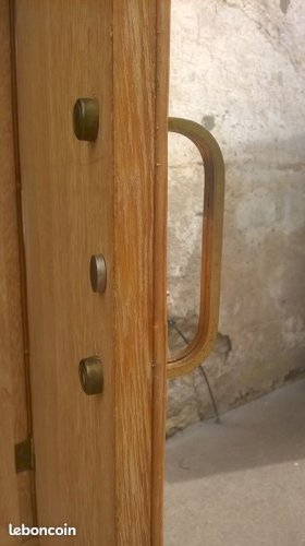 Buffet deux portes en rotin style audoux minet