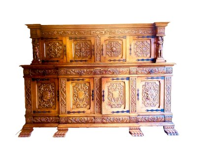 Buffet en deux corps de style Renaissance XX siècle