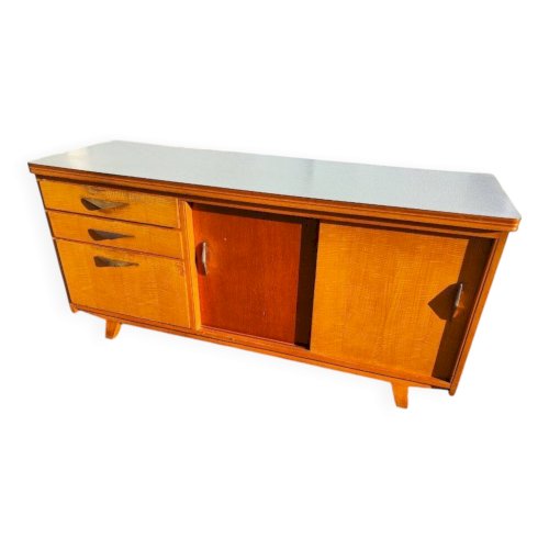 Buffet vintage bois formica