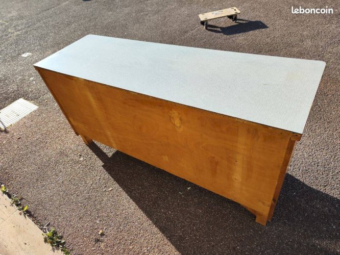 Buffet vintage bois formica