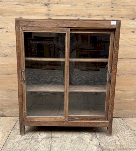 buffet vitré en teck birman