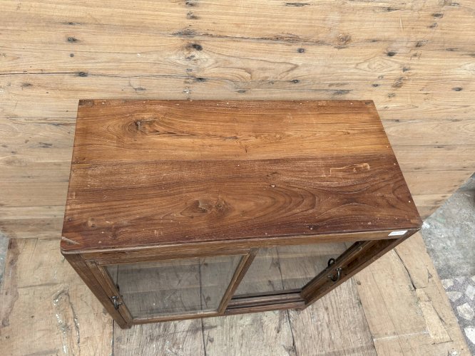 buffet vitré en teck birman