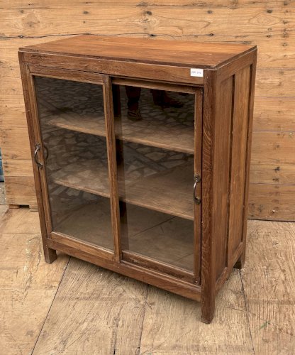 buffet vitré en teck birman