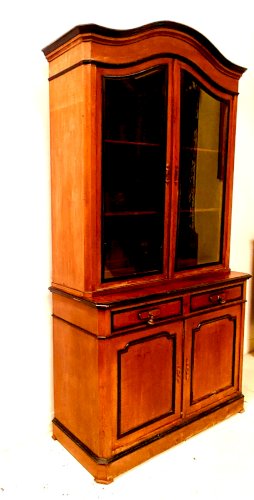 Buffet vitrine en deux corps Napoléon III XIX siècle