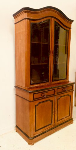 Buffet vitrine en deux corps Napoléon III XIX siècle