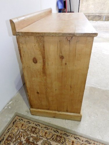 BUREAU 1 PORTE 7 TIROIR EN SAPIN