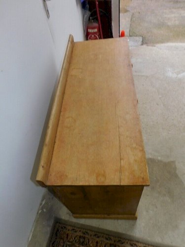 BUREAU 1 PORTE 7 TIROIR EN SAPIN