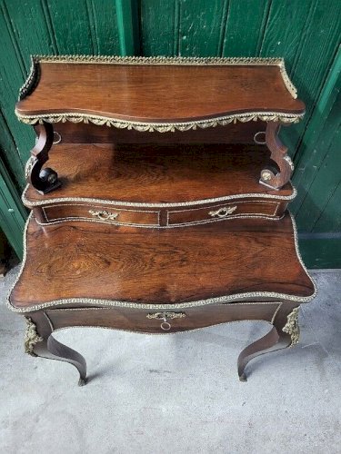 BUREAU A GRADINS ECRITOIRE EN PALISSANDRE DU XIX ème SIECLE