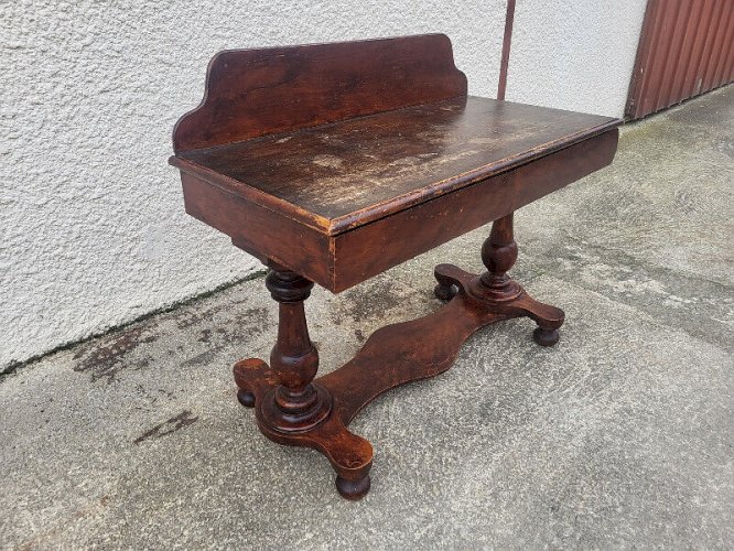 BUREAU ANGLAIS 2 TIROIRS DU XIX ème SIECLE