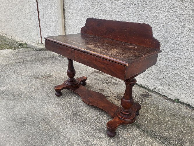 BUREAU ANGLAIS 2 TIROIRS DU XIX ème SIECLE