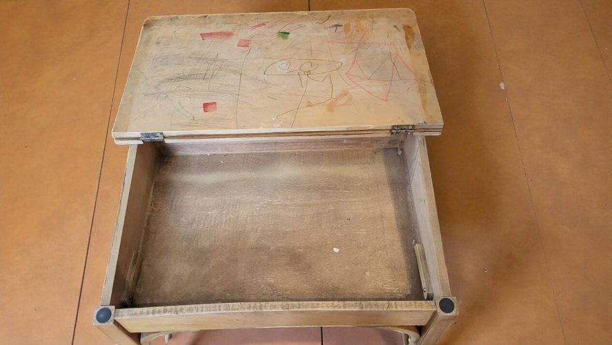 Bureau baumann enfant 1950-60s