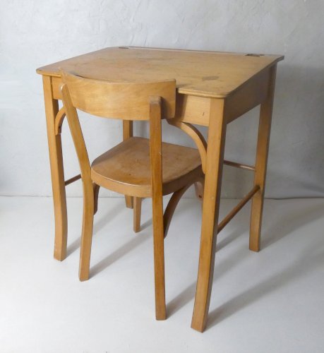 bureau + chaise BAUMANN Vintage pour enfant