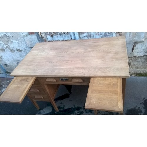 Bureau de maitre en chêne massif brut