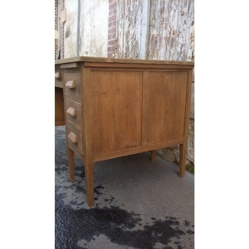 Bureau de maitre en chêne massif brut