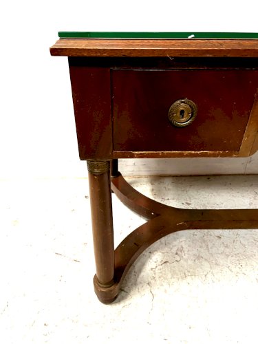 Bureau de style Empire en acajou et placage XXieme siècle