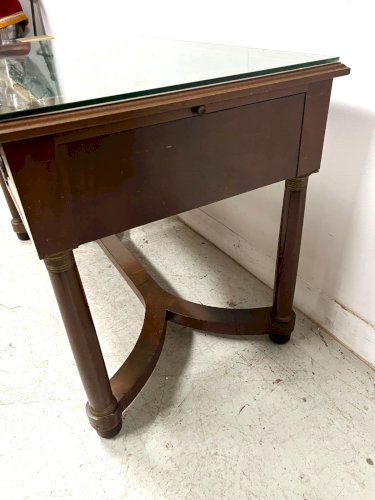 Bureau de style Empire en acajou et placage XXieme siècle