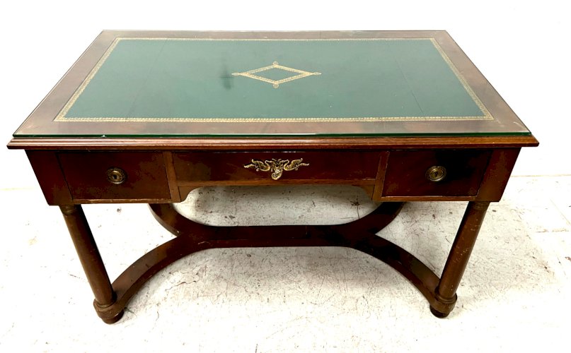 Bureau de style Empire en acajou et placage XXieme siècle