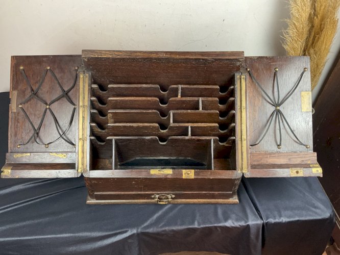 Bureau de voyage – courrier – écritoire XIXEME signé SEGURE LEVER