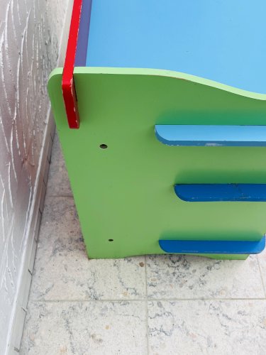 Bureau et tabouret denfant Multicolore