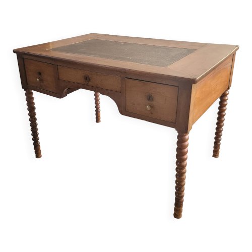 Bureau Louis Philippe à pieds tournés