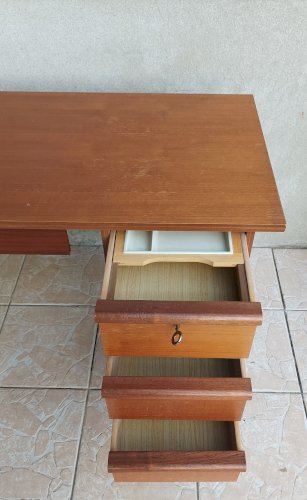 Bureau scandinave en teck année 60