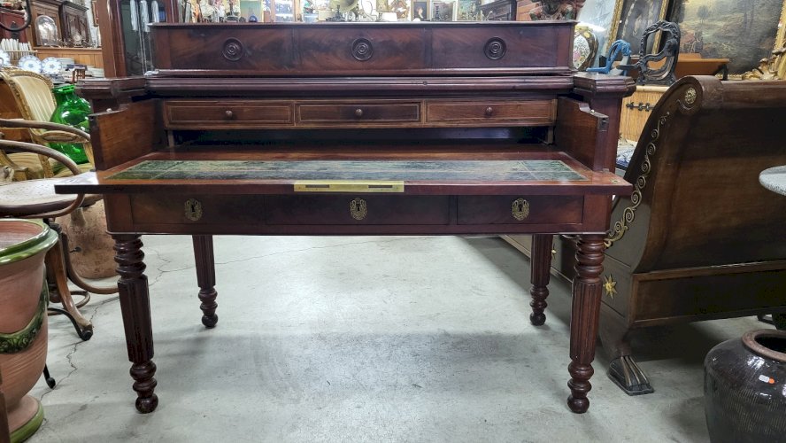 BUREAU SECRETAIRE A GRADINS LOUIS PHILIPPE EN ACAJOU