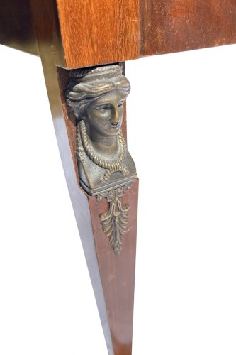 Bureau Style Empire Retour Égypte Fin XIX Eme Décoration En Bronze Napoléon III