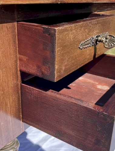 Bureau Style Empire Retour Égypte Fin XIX Eme Décoration En Bronze Napoléon III