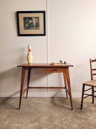 Bureau vintage pieds compas
